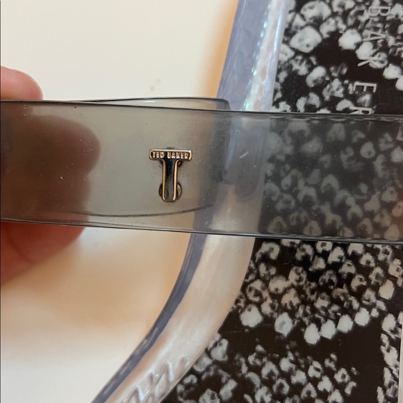 Ted Baker Snake Print Jelly Sandals - Picture 5 of 5